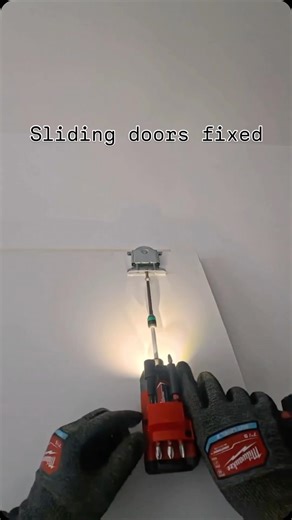 ZackGyver on Instagram: "Sliding wardrobe doors kept coming out of the track and falling. The aluminum rail was crushed and completely deformed. I replaced the damaged rail, reinstalled all the sliding panels, and restored smooth and safe movement. Problem solved. Clean result. Solid fix. 🔧 #fblifestyle #diy #repair #homerepair #slidingdoors wardrobe homeimprovement handyman fixit satisfying beforeafter"