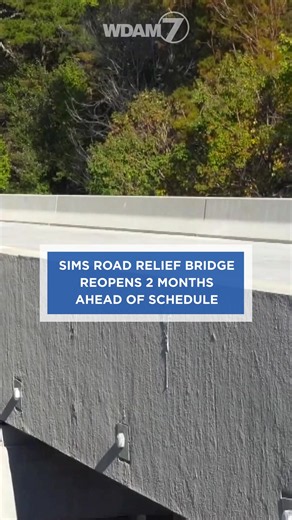A major Forrest County bridge project is complete, and drivers are back on Sims Road. After months of detours, drivers can now travel across the relief bridge on Sims Road.