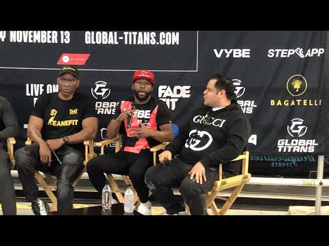 Floyd Mayweather Jr. vs Deji exhibition boxing bout | Press conference highlights