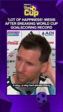 Lionel Messi Reacts After Breaking World Cup Goalscoring Record, Says It's A Lot of Happiness'