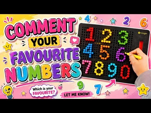 Amazing Magnetic Drawing ✍️ #Asmr #numbers