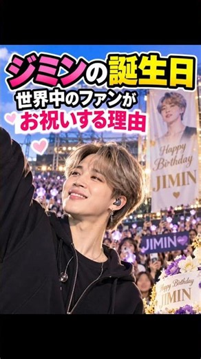 🇯🇵日本でも話題！BTSジミンの誕生日🎂 世界中に広がるARMYの愛💜