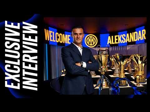 A. STANKOVIĆ: «SAN SIRO ERA IL MIO SOGNO, SONO VERAMENTE CONTENTO»🎙️ | INTERVISTA ESCLUSIVA 🎙️⚫🔵