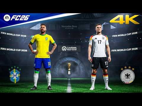 FIFA 26 - Brazil vs. Germany - FIFA World Cup 2026 Full Match | PS5™ Pro [4K60]