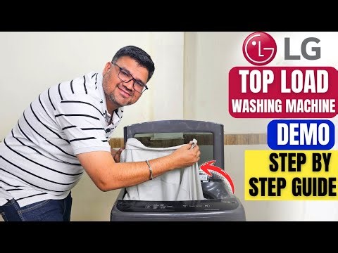 LG Top Load Washing Machine Demo 2026⚡How to Use LG Top Load Washing Machine⚡LG Washing Machine Demo