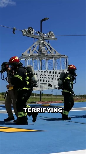 If This Rocket Catches Fire, the Crew Rides a Basket Down #shorts