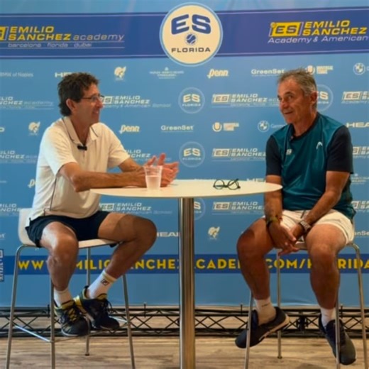 Two former tennis legends, Brian Gottfried and Emilio Sánchez, discuss the art of adaptation on the tennis court—and why the greatest champions all share this essential skill. #tennislegends #tennismindset #tennischampions #tennislearning #tenniscoaching | Tennis.Haus