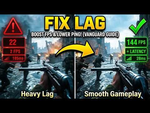 How to Fix Lag in Call of Duty Vanguard (Easy Fix 2026) | Boost FPS & Reduce Latency Fast