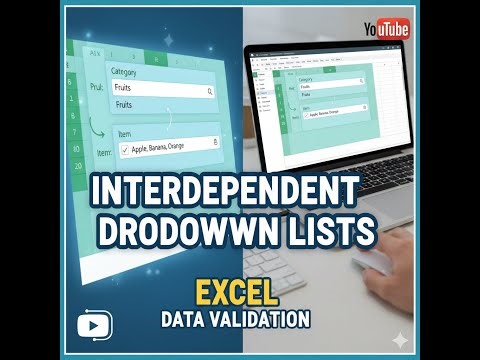 How to Create Interdependent Drop Down Lists in Excel (Step-by-Step)