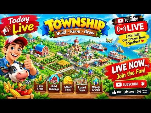 🔴 Township LIVE Gameplay! 🌾🏡 Building My Dream Town | Come Join the Fun!