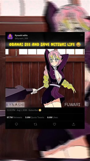 Obanai see and save mitsuri life 😅