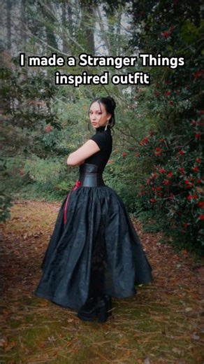 I made a Stranger Things inspired outfit #strangerthings #strangerthings5 #sewingpatterns