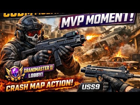 CODM Multiplayer Crash Map MVP Moment 🔥 Grandmaster II Lobby | USS9 Best Gameplay & Clutch Kills