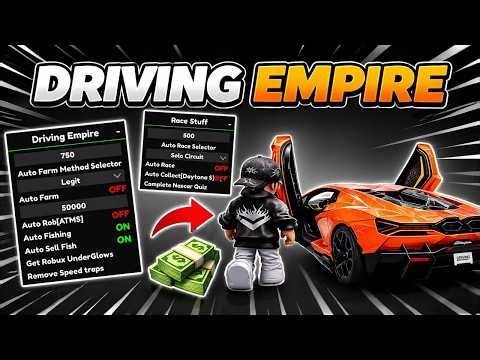 NEW Driving Empire Script 2026 | Auto Farm, Auto Rob, Infinite Money + MORE!