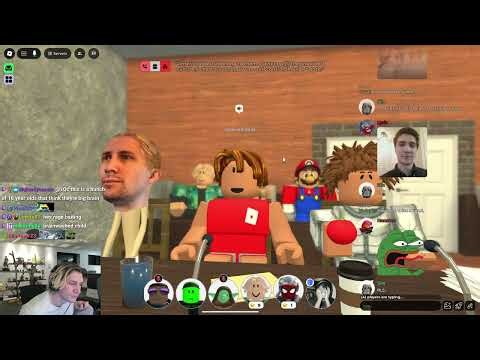 xQc is a Master Debater in Roblox