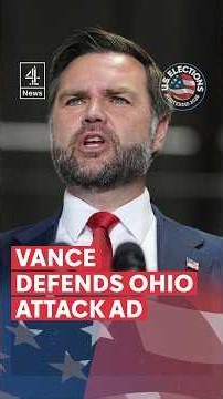Vance 'disgusted' at Republicans 'whining' about Ramaswamy attack ad