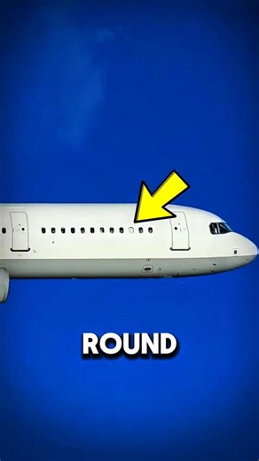 Why Airplane Windows Are Rounded 😱