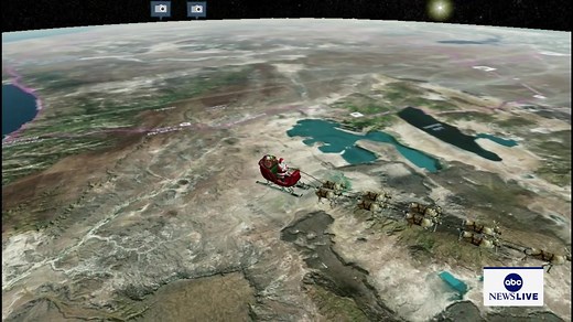 LIVE SANTA TRACKER: For the 70th year in a row, people of all ages can get updates on Santa's journey as he delivers presents around the world from the North American Aerospace Defense Command in Colorado. https://abcnews.link/PMGGzUN | ABC News