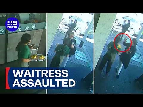 Woman attacks young waitress | 9 News Australia