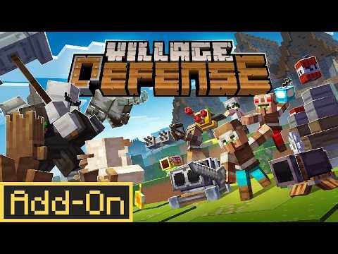 VILLAGE DEFENSE ADDON – Full Breakdown of Enemies, Bosses & Defenses!