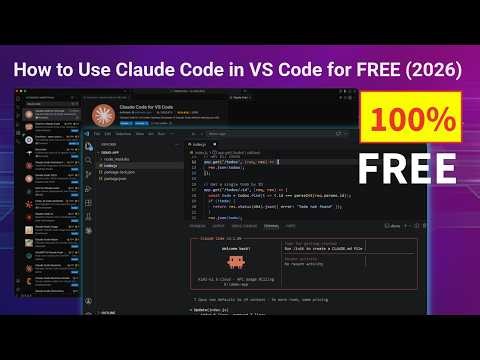 How to Setup and Use Claude Code for free in vscode