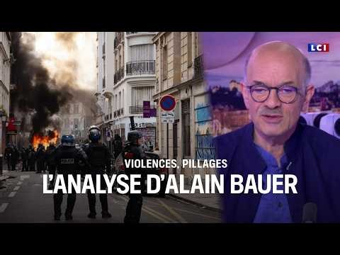 Violences et pillages en France en marge du 17 octobre : Alain Bauer invité de LCI