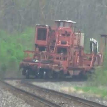 Welded Rail Train Car Wobbling Hard at 50 mph!