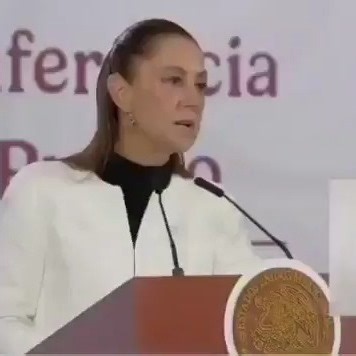 Essential Network on Instagram: "Mexican President Claudia Sheinbaum's press conference in Mexico City was disrupted by a magnitude 6.5 earthquake. Attendees were rushed outside. No injuries were reported. #news #mexicocity #earthquake"