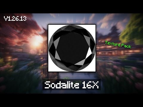 Sodalite 16x 🔥 Best PvP Texture Pack For MCPE 1.21+ | Easy PvP + Custom Mace ⚔️