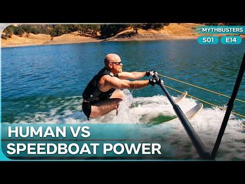 Testing if Human Horsepower Can Pull a Water Skier | Mythbusters Season 1 Episode 14