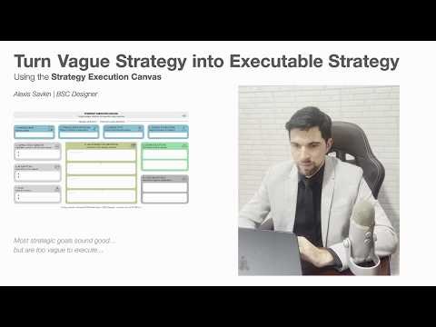 How to Turn Strategy into Action with the Strategy Execution Canvas