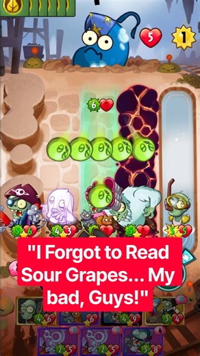 "I Forgot to Read Sour Grapes... My bad, Guys!" PvZH: Syndrome Mod