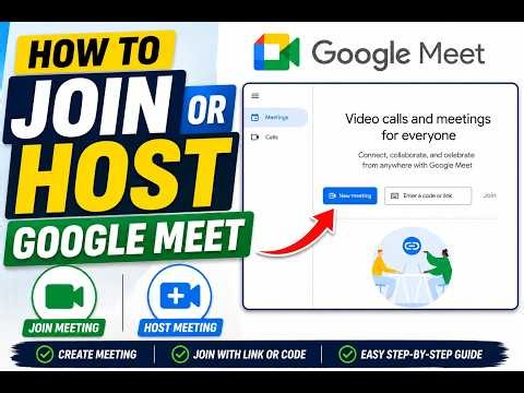 How to Join Or Host Google Meet | Complete Beginner's Guide (2026)
