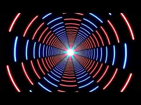 Flickering Red & Blue Neon Lights 4K wallpaper🔴🔵Cyberpunk VJ Loop Background | TV screensaver HD