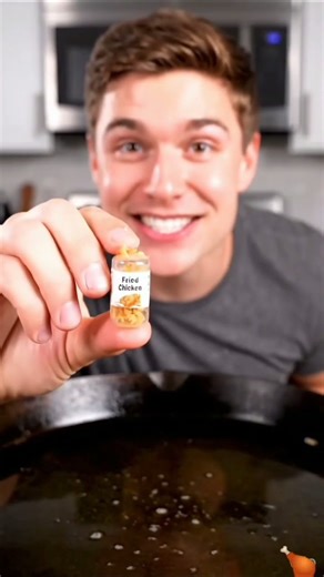 World’s smallest fried chicken 🍗🤯 So crispy, so satisfying!#shorts #food