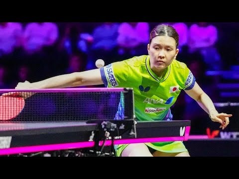 【卓球騒然】橋本帆乃香の一球はエッジかアウトか⁉️ 判定に疑問の声続出🏓