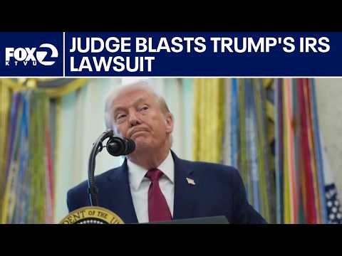 Judge rebukes Trump's IRS lawsuit