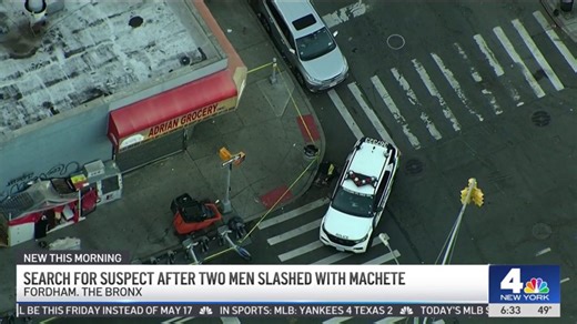 2 men slashed wiith machete in the Bronx