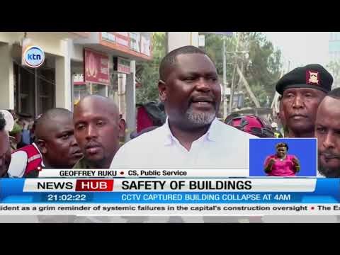 CCTV shows final moments before South C building collapsed