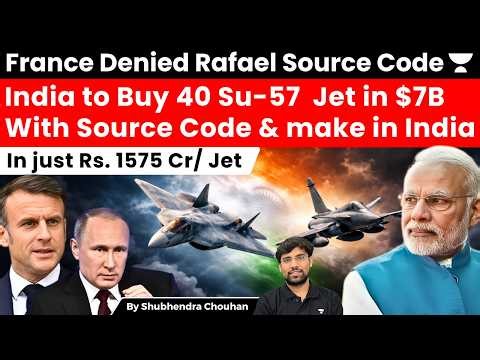 Rafale Source Code Row! India Eyes 40 Su-57 Jets in $7B Deal with Make in India Boost