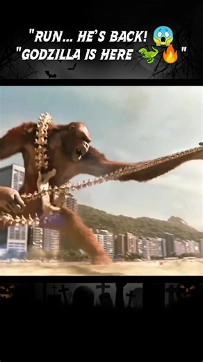 Godzilla Attack 😱🔥 | 20 Sec Epic Monster Scene #Shorts@Shorts @YouTube