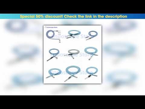 Unboxing High-Transmittance Φ4mm Endoscope Endoscopy Light Source Optical Fibers Cables 1.8m 2m 2.5