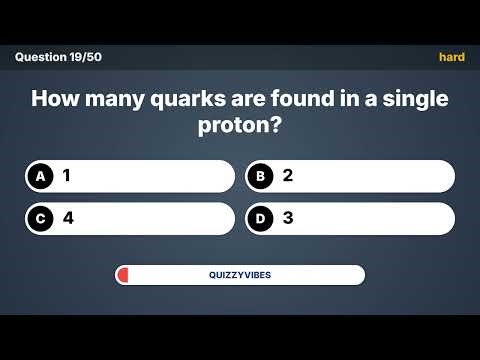 Ultimate Science Quiz! 🧬 50 Questions to Test Your Knowledge 🔭