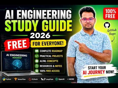 Free AI Engineering Study Guide 2026!! #ai #motivation #trending #artificialintelligence