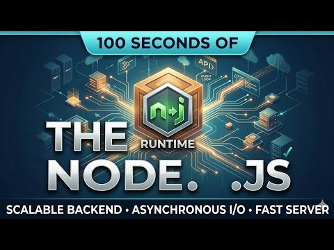 Node.js in 100 Seconds | Complete Beginner Guide | Node.js Explained Fast