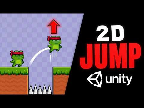How to Make a Player Jump in Unity (2D Platformer Tutorial)