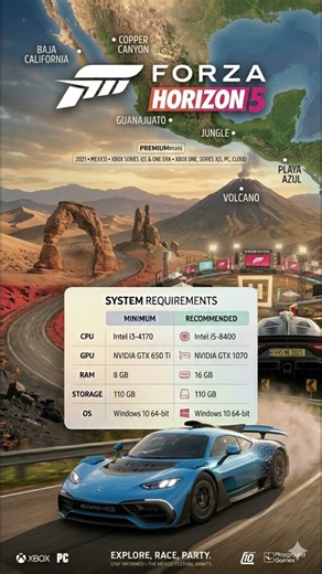 Forza Horizon 5 (Mexico • 2021) (XboxOne / Xbox Series XIS / Windows PC) #xbox #forzahorizon