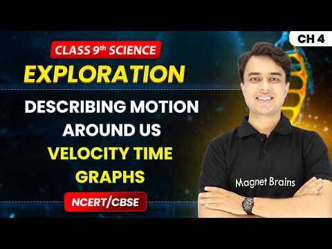 Velocity Time Graphs - Describing Motion Around Us | Class 9th Science | Ch 4 | CBSE  2026-27