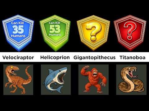 Comparison: Most Dangerous Predators In History