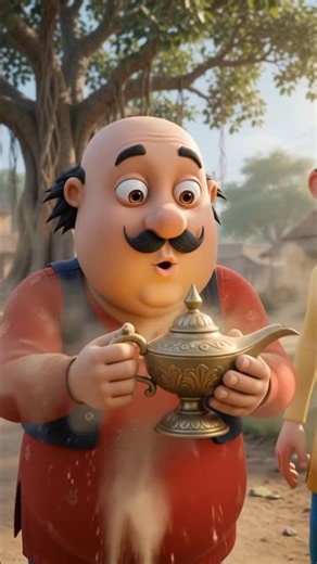 motu patlu ko Mila Aladdin ka chiragh😱😱#shorts #ai